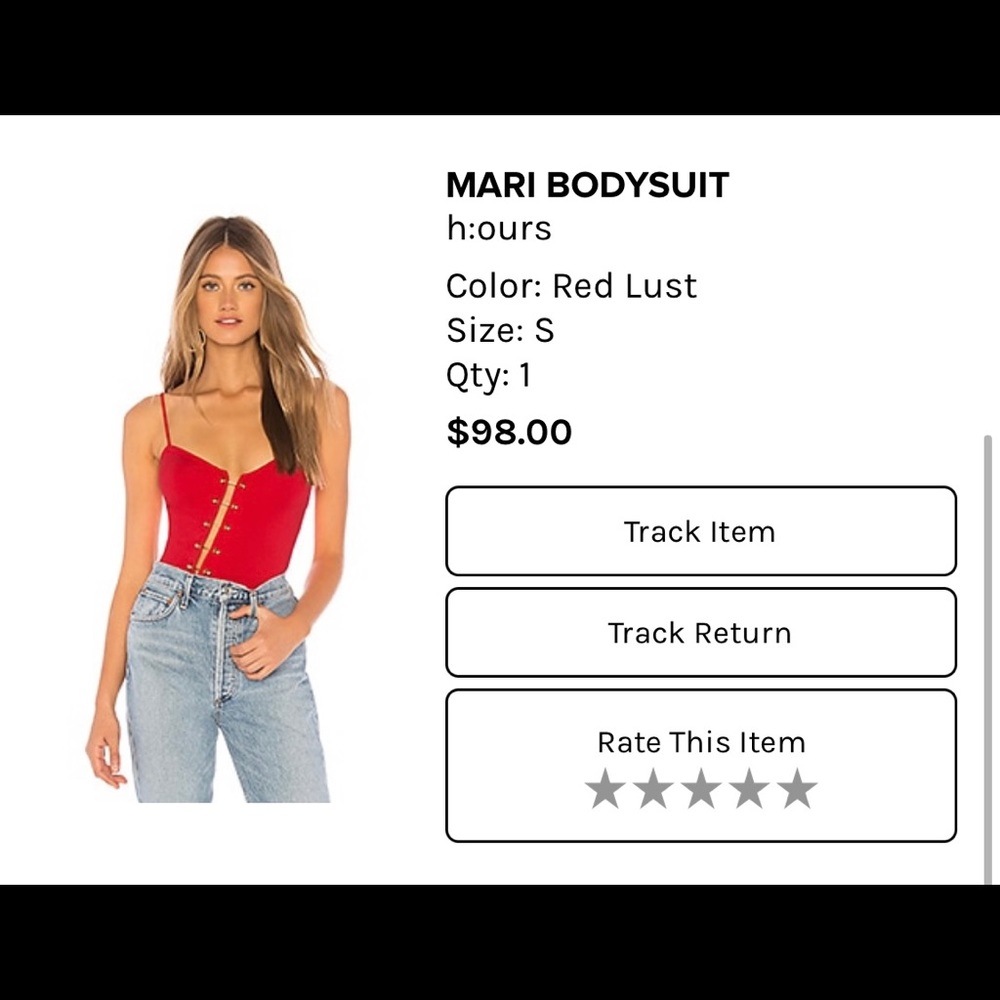 Revolve H:ours bodysuit